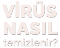 virüs nasıl temizlenir?